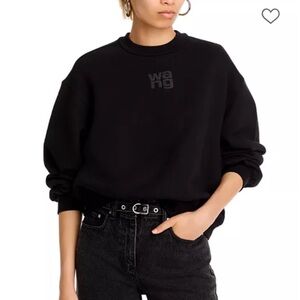 Alexander Wang Black Crewneck Sweater